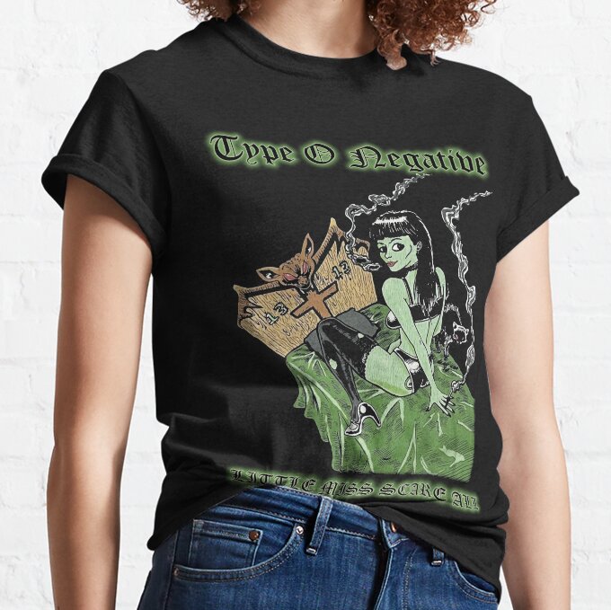 Vintage Type O Negative Design T-Shirt - Image 3